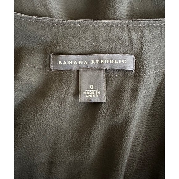 Banana Republic Black Sheer Dress - size 0 - Picture 4 of 4